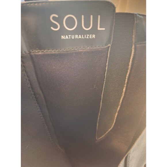 Soul Naturalizer Womens Harvest Riding Boots Black Wedge Knee High Zip 8M - Picture 9 of 10